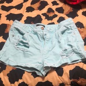 So cute baby blue Jean shorts